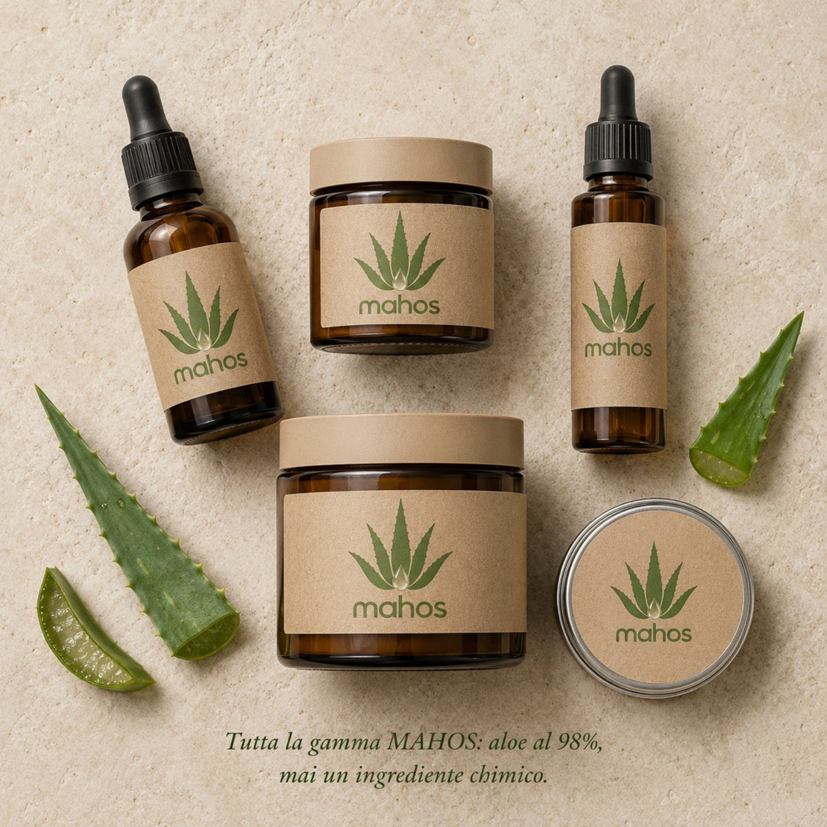 Gamma MAHOS cosmetici naturali all'Aloe Vera