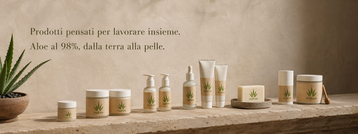 Rituali MAHOS: la gamma completa all'aloe vera al 98% di Fuerteventura