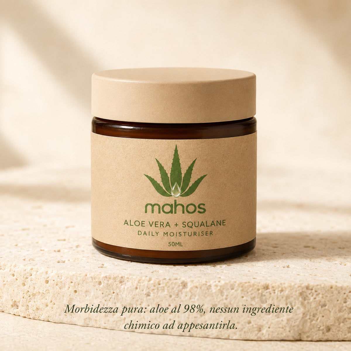 MAHOS crema viso Aloe Vera e Squalane 50 ml