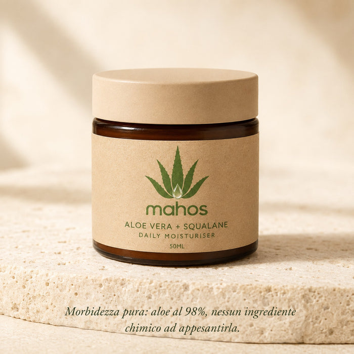 MAHOS crema viso Aloe Vera e Squalane 50 ml