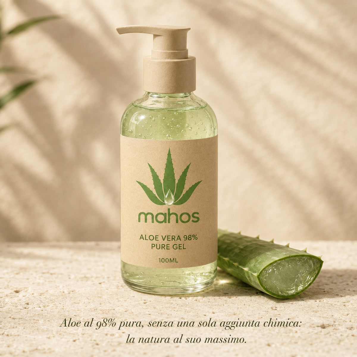 MAHOS gel puro Aloe Vera 98% 100 ml
