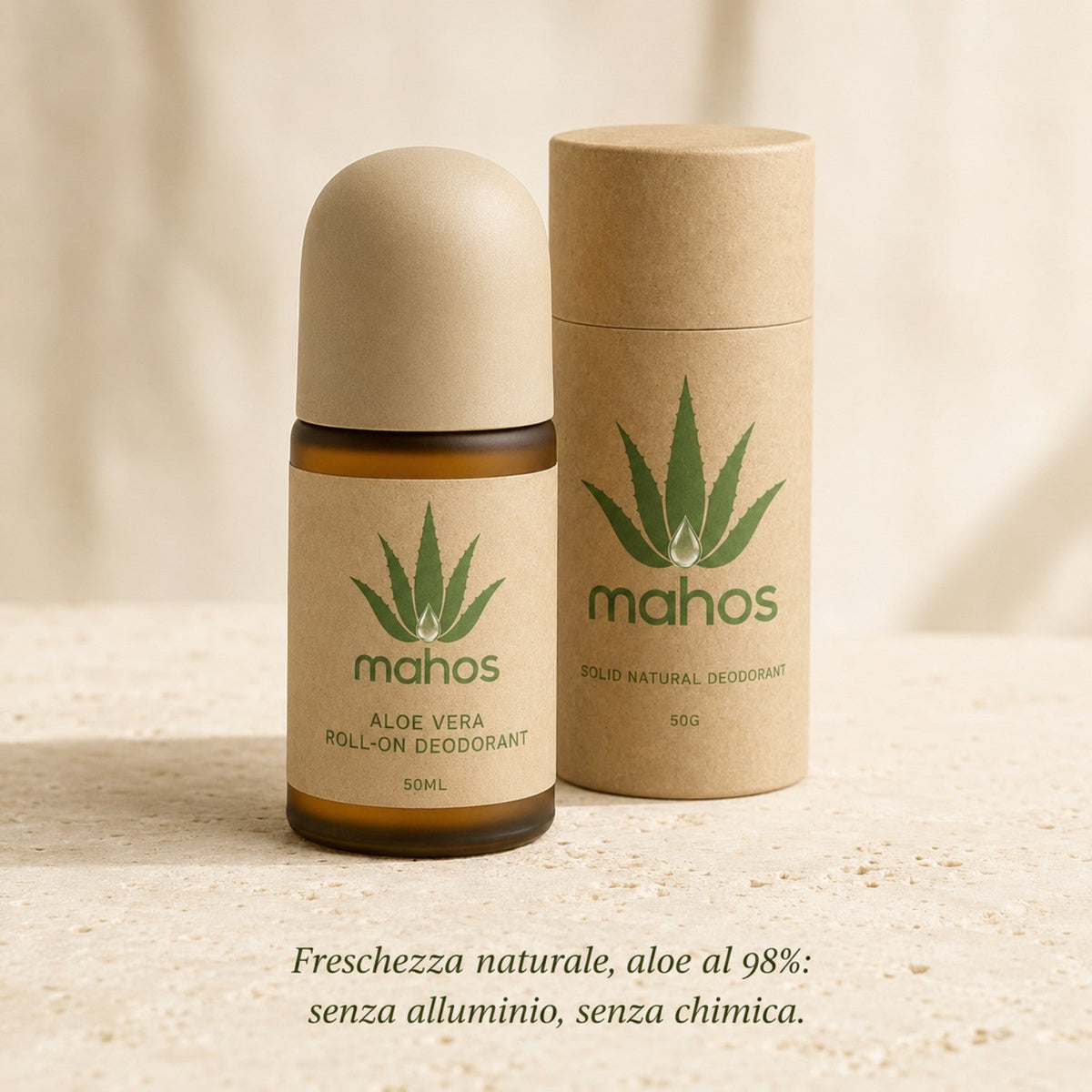 MAHOS Deodorante roll-on Aloe Vera 50 ml