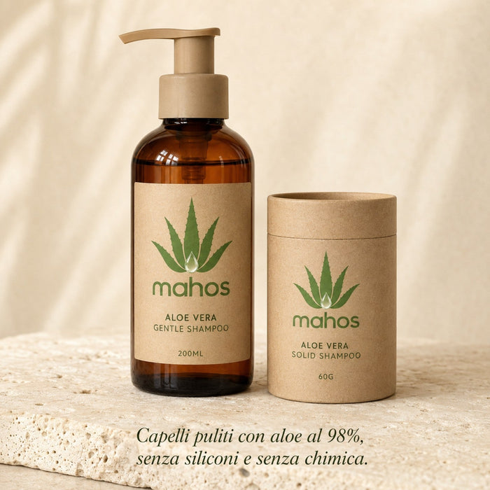 MAHOS Shampoo liquido Aloe Vera 200 ml