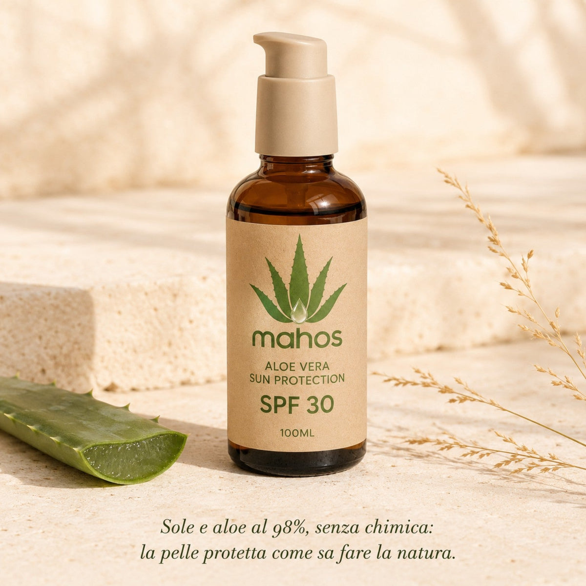 MAHOS Crema solare Aloe Vera SPF 30 100 ml