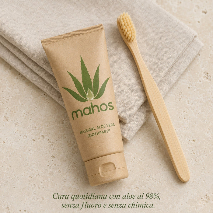 MAHOS Spazzolino in bambù